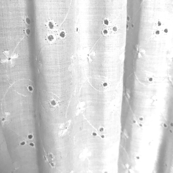 vintage 1970s cottagecore eyelet maxi dress size small medium - Picture 5 of 5